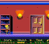 Simpsons, The - Night of the Living Treehouse of Horror (USA, Europe) In game screenshot